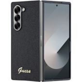 Obal Guess PC/TPU Glitter Flakes Metal Logo Samsung Galaxy Z Fold6 5G F956 GUHCZFD6HGGSHK Black