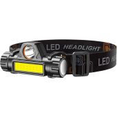 RC-K-1228 LED čelovka 4in1 čierna