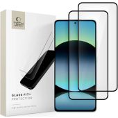 Ochranné sklo Tech-Protect Glass Fit+ Xiaomi Redmi Note 14 4G/5G čierne (2ks)
