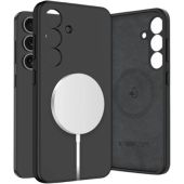 Obal Tech-Protect Liquid Silicone MagSafe Samsung Galaxy S25+ 5G S936 Black