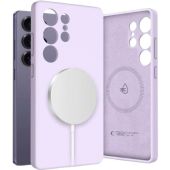 Obal Tech-Protect Liquid Silicone MagSafe Samsung Galaxy S25 Ultra 5G S938 Mauve