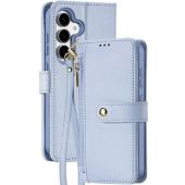 Obal Dux Ducis Lawa Leather Case Detachable Magnetic Wallet Samsung Galaxy S25+ 5G S936 Blue