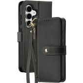Obal Dux Ducis Lawa Leather Case Detachable Magnetic Wallet Samsung Galaxy S25 5G S931 Black
