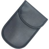 Faradayova klietka, obal na blokovanie signálu pre kľúče od auta, 14 x 10 cm, čierna