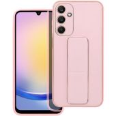 Obal LEATHER Case Kickstand Samsung Galaxy A15 4G A155/A15 5G A156 pink