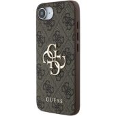 Obal Guess PU 4G Metal Logo Apple iPhone 16e/17e GUHCPSE44GMGBR Brown