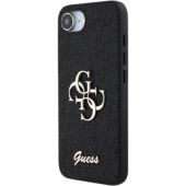 Obal Guess PU Fixed Glitter 4G Metal Logo Apple iPhone 16e/17e GUHCPSE4HG4SGK Black