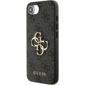 Obal Guess PU 4G Metal Logo Apple iPhone 16e/17e GUHCPSE44GMGGR Grey