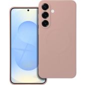 Obal SILICONE MAG COVER case MagSafe Samsung Galaxy S25 5G S931 pink