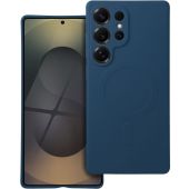 Obal SILICONE MAG COVER case MagSafe Samsung Galaxy S25 Ultra 5G S938 modrý