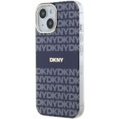 Obal DKNY PC/TPU Repeat Pattern Tonal Stripe Magsafe Apple iPhone 14 DKHMP14SHRHSEB modrý