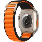 Remienok Tech-Protect Nylon Pro Apple Watch 4/5/6/7/SE/8/9/Ultra 44/45/49mm čierno-oranžový