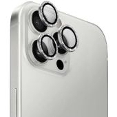 UNIQ Optix Aluminium Camera Lens Protector Apple iPhone 16 Pro/16 Pro Max white shimmer