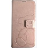 Obal MEZZO Book Xiaomi Redmi Note 14 4G Teddy Bear ružový