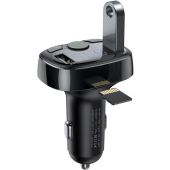 BASEUS S-09A CCMT000001, Transmiter/car charger, FM Bluetooth MP3, 36W, čierny