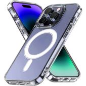 Obal Mercury JelHard MagSafe Apple iPhone 16 transparentný