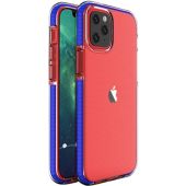 Obal Spring Case Apple iPhone 12 Mini transparentno-modrý