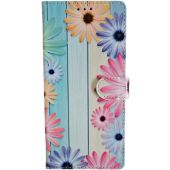 Obal Texture Book Samsung Galaxy A36 5G A366/A56 5G A566 vzor kvety