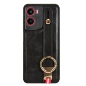 Obal Leather TPU/TPC Motorola Moto G05/E15 čierny