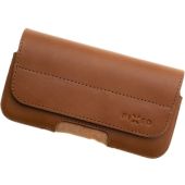 Obal FIXED Posh Koža 5XL - 147.0x83.0x9.7 mm - hnedý