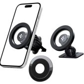 Spigen MFT13 MagSafe, magnetický držiak do auta, čierny