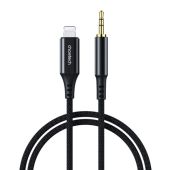 Choetech AUX009 AUX 3,5mm jack/Lightning 8 pin, 2m, čierny