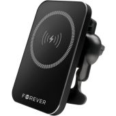 Forever MACH-100 car holder for air vent magnetic with wireless charging black 15W