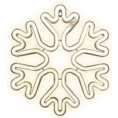 Forever Light FLNE20 Neon LED CHRISTMAS SNOWFLAKE white Bat + USB