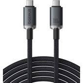 Baseus Crystal Shine Series USB-C/USB-C 100W USB3.2 20Gbps 1.5m Cluster Black