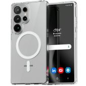 Obal Mercury JelHard MagSafe Samsung Galaxy S25 Ultra 5G S938 transparentný