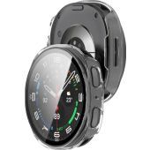 Ochranné puzdro/sklo Bizon Case+Glass Samsung Galaxy Watch 8 40mm transparentné