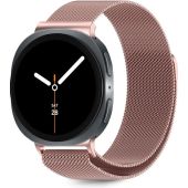 Remienok Tech-Protect Milaneseband Samsung Galaxy Watch 8/Classic 40/44/46mm ružovo-zlatý