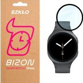 Ochranné sklo Bizon Glass Watch Edge Hybrid Samsung Galaxy Watch 8 40mm čierne