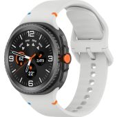 Remienok Bizon Strap Watch Silicone G Samsung Galaxy Watch 8 40mm/44mm/8 Classic 46mm svetlo sivý