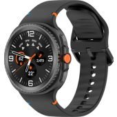 Remienok Bizon Strap Watch Silicone G Samsung Galaxy Watch 8 40mm/44mm/8 Classic 46mm čierny