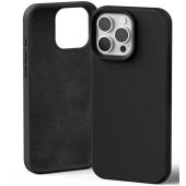 Obal Mercury Silicone Apple iPhone 16 Pro Max čierny