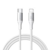 Joyroom S-A28 Flash Series, kábel USB-C/Lightning 30W, 2m, biely