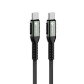 FORCELL F-ENERGY C263 Cafule, USB-C/USB-C, QC4.0 PD 5A 240W, 0.5m, čierny
