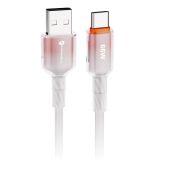 FORCELL F-ENERGY C352 Gradient, USB-A/USB-C, QC4.0 3A 66W, 1m, biely