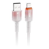 FORCELL F-ENERGY C353 Gradient, USB-A/Lightning, 2,4A 12W, 1m, biely