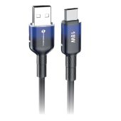 FORCELL F-ENERGY C351 Gradient, USB-A/MicroUSB, QC3.0 2,4A 18W, 1m, čierny