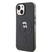 Obal Karl Lagerfeld IML Ikonik MagSafe Apple iPhone 15 KLHMP15SHFCKNOK čierny