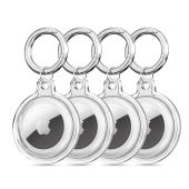 Obal Tech-Protect Icon Apple AirTag transparentný (4ks)