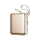 Joyroom JR-PBF27 Powerbank, 10000mAh 22.5W, vstavané káble, zlatá