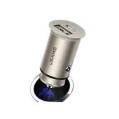 USAMS CC097 QC4.0 PD 3.0 USB autonabíjačka strieborná