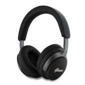 Guess PU Leather Script Logo ANC/ENC bezdrôtové slúchadlá GUBHC22PSFCSMK čierne