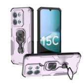 Obal Armor Ring Stand Xiaomi Redmi 15C/POCO C85 svetlo-ružový