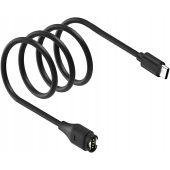 Univerzálny kábel pre Garmin Hodinky 1m čierny (Fenix 8/E/7X Pro/7...)