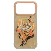 Obal Nimmy Tiger MagSafe Apple iPhone 17 Pro hnedý