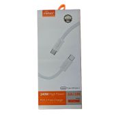 Mietubl High Power, USB-C/USB-C 240W 5A PD3.1/QC3.0, 2m, biely